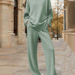 Nadorine Cozy Oversized Turtleneck Casual Set