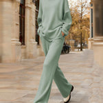 Nadorine Cozy Oversized Turtleneck Casual Set