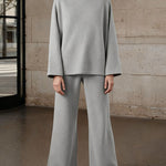 Effortless Style Turtleneck Matching Set