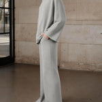 Effortless Style Turtleneck Matching Set