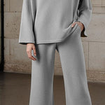Effortless Style Turtleneck Matching Set