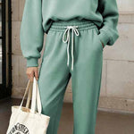Stylish Athletic Hooded Tracksuit Set