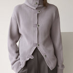 Soft Smart Casual Turtleneck Cardigan