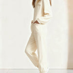 Urban Casual Plush Collar Jumpsuit