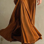 Retro Velvet High Waist Maxi Dress