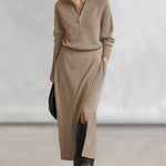 Elegant Urban Casual Knit 2-Piece Set