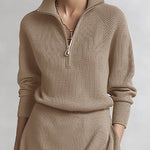 Elegant Urban Casual Knit 2-Piece Set