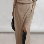 Elegant Urban Casual Knit 2-Piece Set