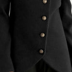 Timeless Metallic Button Tweed Coat