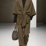 Minimalist Designer Coat Pants Set
