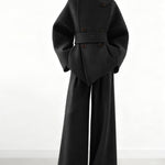 Stylish Designer Tweed Coat Pants Set