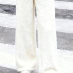 Soft Sweet Bow Embroidered Fleece Matching Set