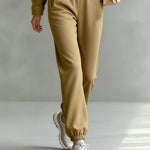 Nadorine Cropped Varsity Jacket and Pants Set