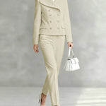 Smart Casual Double Breasted Suit Set