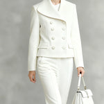 Smart Casual Double Breasted Suit Set
