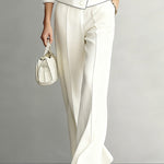 Modern Asymmetric Placket Top and Pants Set