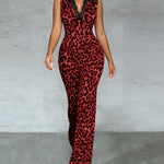 Fierce Fashion Leopard Print Jumpsuit