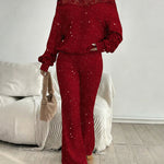 Fashion Casual Sparkling Two Piece Set