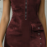 Elegant Retro Sleeveless Bodycon Maxi Dress