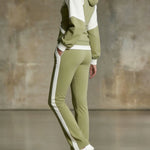 Urban Fashion Colorblock Tracksuit Set