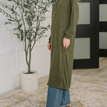 Nadorine Casual Turtle Neck Longline Tunic Top