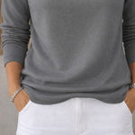 Versatile Soft Cross Turtleneck Long Sleeve Undershirt