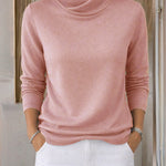 Versatile Soft Cross Turtleneck Long Sleeve Undershirt