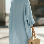 Relaxed Linen Blend Cardigan with Matching Cami Set