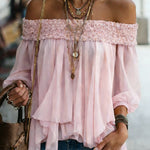 Nadorine Romantic Boho Off Shoulder Ruffle Blouse for Women Cute Summer Casual 2026 | Under $40