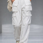 Urban Fashion Utility Pockets Cargo Jumpsuit