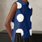 Summer Vintage Polkadot Design Tank Top