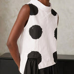 Summer Vintage Polkadot Design Tank Top