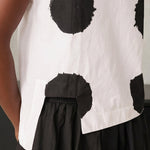 Summer Vintage Polkadot Design Tank Top