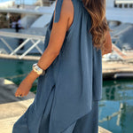 Effortless Breeze Sleeveless Top and Lantern Pants Set