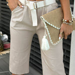 Classic Versatile High Waist Straight Cut Shorts
