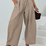 Stylish Pleated High Waist Wide-Leg Pants