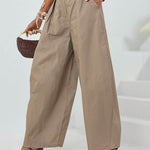 Stylish Pleated High Waist Wide-Leg Pants