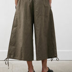 Loose Casual Drawstring Balloon Capri Pants