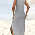 Relaxed Fit Graphic Print Cotton Tank Dress