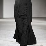 Knitted Three Piece Set Cardigan Turtleneck Sweater and Wide Leg Pants