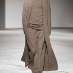 Knitted Three Piece Set Cardigan Turtleneck Sweater and Wide Leg Pants