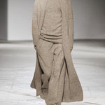 Knitted Three Piece Set Cardigan Turtleneck Sweater and Wide Leg Pants