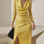 Luxury Satin Evening Elegance Dress