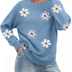 Nadorine Basic Loose Fit Knit Pullover Sweater (US Only)