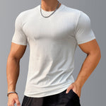 KZZ Men's Short-Sleeve T-Shirt – Casual Basic Top