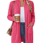 Nadorine Lightweight Open Front Knit Cardigans with Pocket (US Only)