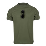 KZZ Men's Summer Solid-Color Crew-Neck Short-Sleeve T-Shirt
