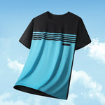 KZZ Men's Color-Block T-Shirt (Summer)