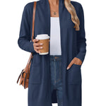 Nadorine Lightweight Open Front Knit Cardigans with Pocket (US Only)