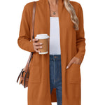 Nadorine Lightweight Open Front Knit Cardigans with Pocket (US Only)